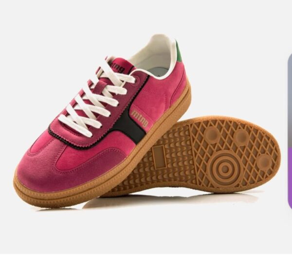 Mustang calzado casual de mujer, fucsia, negro