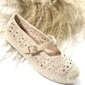 Zapato de Esparto Beige.