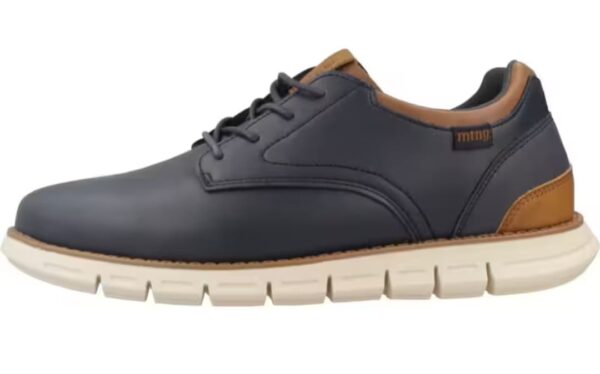 Zapato casual azul marino, marrón.