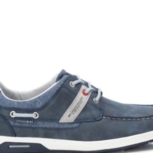 Zapato casual azul.